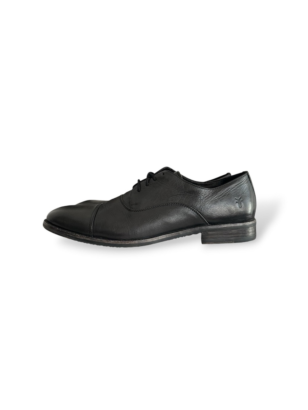 Frye Men’s Paul Bal Oxford Handcrafted Leather  Shoes in Black Size 11